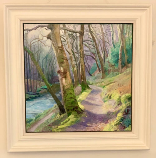 The lilac Path Framed